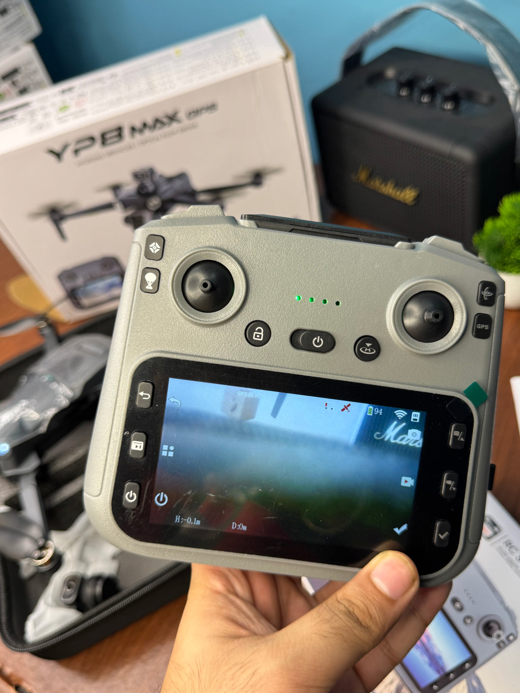 YP8 Max GPS Drone with 4.5″ Screen Remote & Obstacle Avoidance