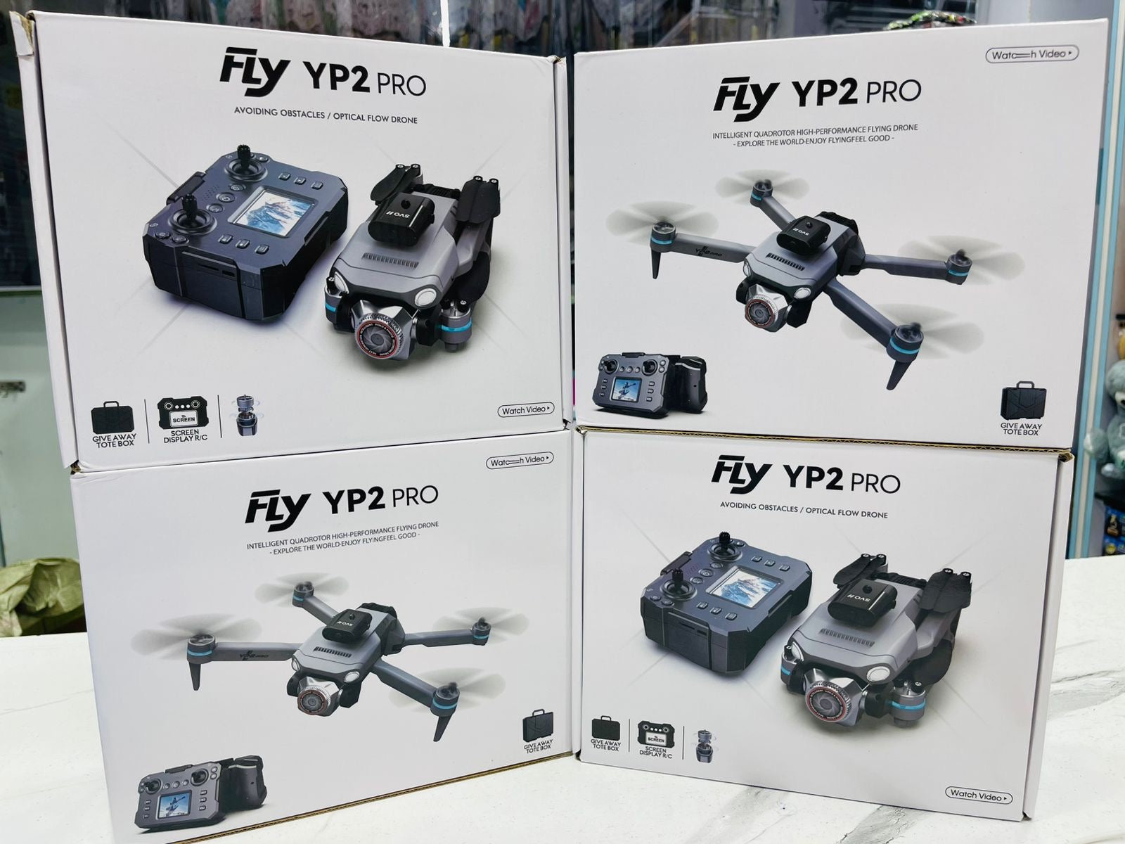 YP2 Pro Drone with Remote Display – 4K UHD Camera, Foldable Quadcopter with Long Flight Time